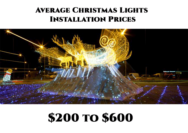 Cost to Hire Pro to Install Christmas Lights