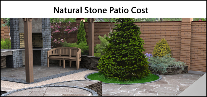 Average Natural Stone Patio Cost