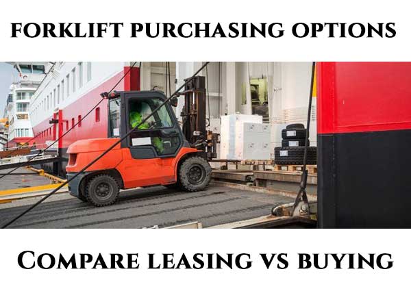 Average Lease vs Purchase Forklift Prices