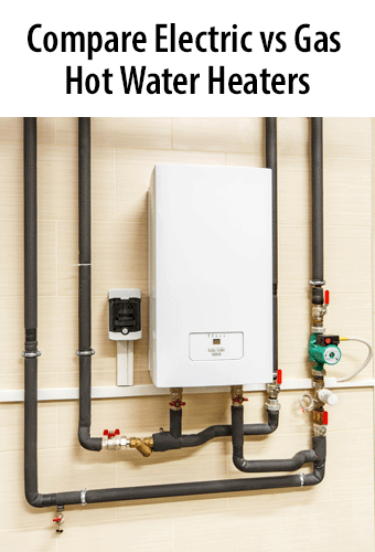 Compare Electric vs Gas Hot Water Heaters