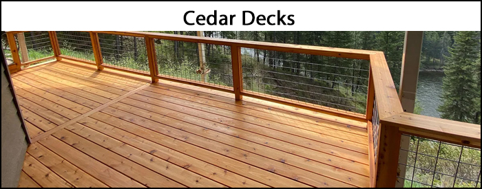 Cedar Deck Prices