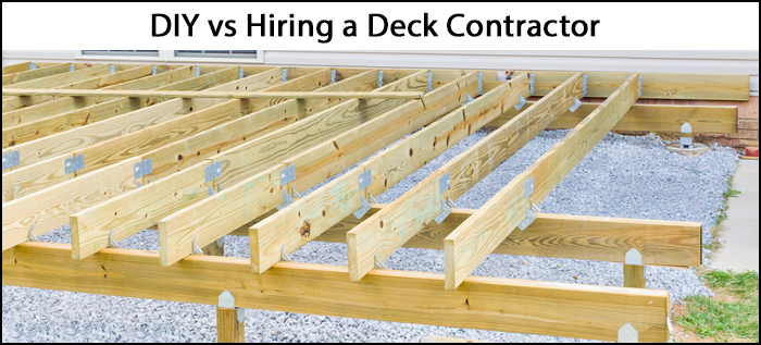 DIY Vs Hiring a Deck Contractor