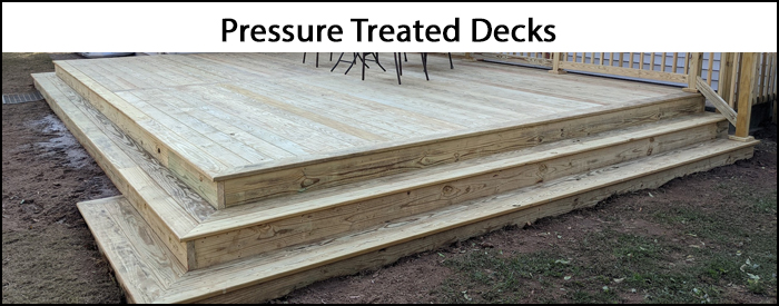 Pressure Treated Wood Deck Prices