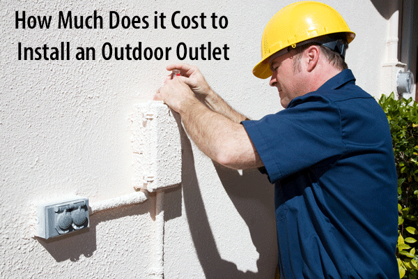 Electrician Hired to install outdoor outlet