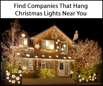 Find Christmas Light Hanging Companies Near Me