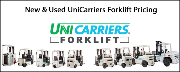 New and Used UniCarriers Forklift Pricing