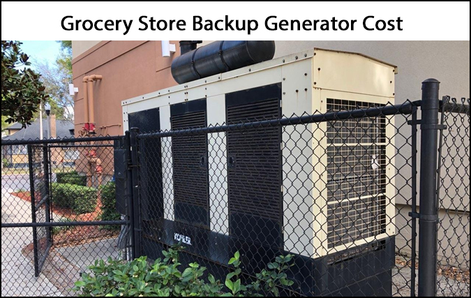 Grocery Store Backup Generator Cost