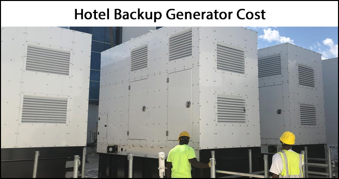 Hotel Backup Generator Cost