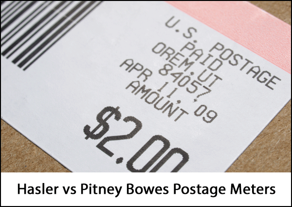 Hasler vs Pitney Bowes Postage Meters