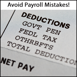 Payroll Mistakes