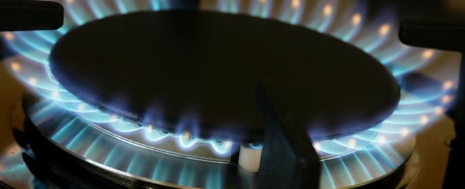 Gas Stove Lit