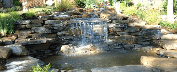 Backyard Waterfall